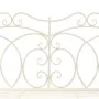 Banco de jardín metal blanco envejecido 104 cm de , Bancos de jardín - Ref: Foro24-45436, Precio: 149,07 €, Descuento: %
