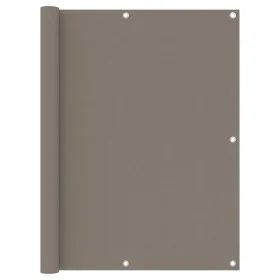 Balcony awning made of gray taupe Oxford fabric 120x600 cm by , Umbrellas - Ref: Foro24-134995, Price: 31,15 €, Discount: %