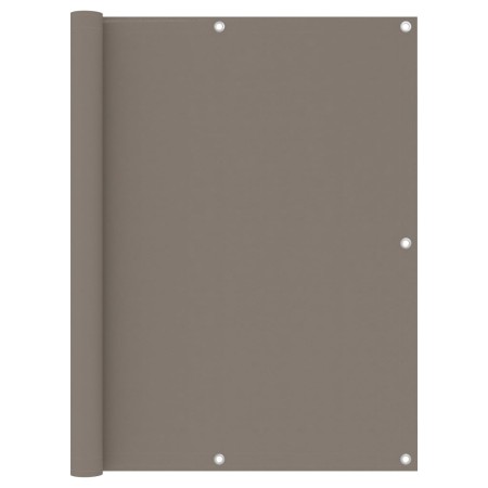 Toldo para balcón de tela oxford gris taupé 120x600 cm de , Sombrillas - Ref: Foro24-134995, Precio: 33,84 €, Descuento: %