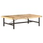 Mesa de centro de madera maciza de mango 142x90x42 cm en Mesas de centro | Comprar online en Foru.es