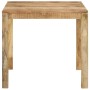 Mesa de comedor de madera maciza de mango 82x80x76 cm de , Mesas de cocina y de comedor - Ref: Foro24-246704, Precio: 187,22 ...