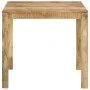 Mesa de comedor de madera maciza de mango 82x80x76 cm de , Mesas de cocina y de comedor - Ref: Foro24-246704, Precio: 168,11 ...