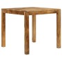 Mesa de comedor de madera maciza de mango 82x80x76 cm de , Mesas de cocina y de comedor - Ref: Foro24-246704, Precio: 187,22 ...