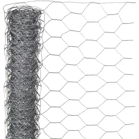 Nature Malla de alambre hexagonal 0,5x2,5 m 25 mm acero galvanizado de Nature, Paneles de vallas - Ref: Foro24-419767, Precio...
