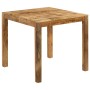 Mesa de comedor de madera maciza de mango 82x80x76 cm de , Mesas de cocina y de comedor - Ref: Foro24-246704, Precio: 187,22 ...