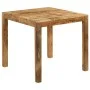 Mesa de comedor de madera maciza de mango 82x80x76 cm de , Mesas de cocina y de comedor - Ref: Foro24-246704, Precio: 168,11 ...