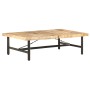 Mesa de centro de madera maciza de mango 142x90x42 cm en Mesas de centro | Comprar online en Foru.es