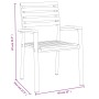 Sillas de jardín apilables 4 uds madera maciza acacia y metal de , Sillas de jardín - Ref: Foro24-362015, Precio: 353,91 €, D...