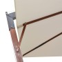 Sombrilla colgante con palo de madera blanca 300x300 cm de , Sombrillas - Ref: Foro24-42968, Precio: 155,23 €, Descuento: %