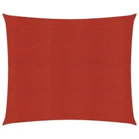 Toldo de vela rojo HDPE 160 g/m² 5x5 m de , Sombrillas - Ref: Foro24-311608, Precio: 58,35 €, Descuento: %