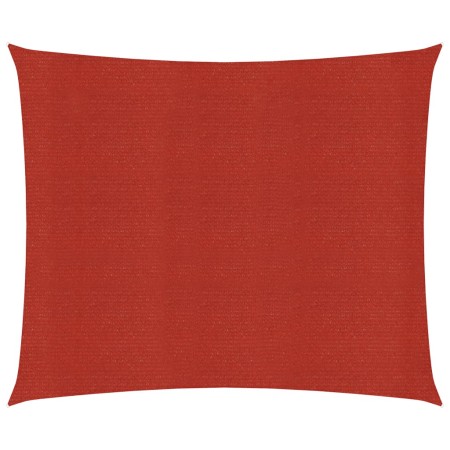 Toldo de vela rojo HDPE 160 g/m² 5x5 m de , Sombrillas - Ref: Foro24-311608, Precio: 59,56 €, Descuento: %