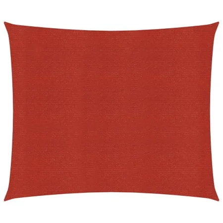 Toldo de vela rojo HDPE 160 g/m² 5x5 m de , Sombrillas - Ref: Foro24-311608, Precio: 58,35 €, Descuento: %