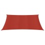 Toldo de vela rojo HDPE 160 g/m² 5x5 m de , Sombrillas - Ref: Foro24-311608, Precio: 59,56 €, Descuento: %
