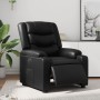 Sillón reclinable eléctrico de cuero sintético negro en Sillones | Comprar online en Foru.es