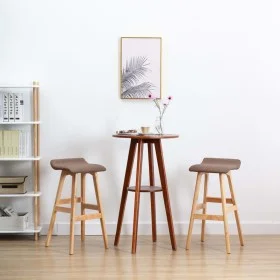 Küchenhocker 2 Einheiten grau-taupefarbener Stoff von , Küchenhocker - Ref: Foro24-249579, Preis: 141,12 €, Rabatt: %