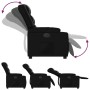 Sillón reclinable eléctrico de cuero sintético negro en Sillones | Comprar online en Foru.es