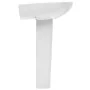 Lavabo de pie de cerámica blanco 650x520x200 mm de vidaXL, Lavabos - Ref: Foro24-143001, Precio: 168,01 €, Descuento: %