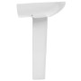 Lavabo de pie de cerámica blanco 650x520x200 mm de vidaXL, Lavabos - Ref: Foro24-143001, Precio: 181,56 €, Descuento: %