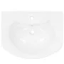 Lavabo de pie de cerámica blanco 650x520x200 mm de vidaXL, Lavabos - Ref: Foro24-143001, Precio: 168,01 €, Descuento: %