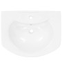 Lavabo de pie de cerámica blanco 650x520x200 mm de vidaXL, Lavabos - Ref: Foro24-143001, Precio: 181,56 €, Descuento: %