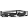 Juego de muebles de jardín 10 pzas y cojines negro madera pino de , Conjuntos de jardín - Ref: Foro24-3075763, Precio: 721,27...