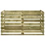 Compostador de tablas de madera de pino impregnada 180x90x90 cm de vidaXL, Compostadores - Ref: Foro24-42955, Precio: 97,36 €...