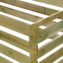 Compostador de tablas de madera de pino impregnada 180x90x90 cm de vidaXL, Compostadores - Ref: Foro24-42955, Precio: 97,36 €...