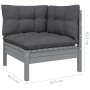 Muebles de jardín 8 pzas con cojines antracita madera de pino de , Conjuntos de jardín - Ref: Foro24-3096060, Precio: 749,53 ...