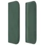 Cabecero de terciopelo verde oscuro 147x16x78/88 cm de , Cabeceros y pies de cama - Ref: Foro24-3118819, Precio: 73,62 €, Des...