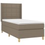 Cama box spring colchón y luces LED gris taupe 80x200 cm de , Camas y somieres - Ref: Foro24-3138833, Precio: 343,40 €, Descu...