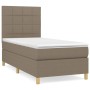 Cama box spring con colchón tela gris taupe 80x200 cm de , Camas y somieres - Ref: Foro24-3142293, Precio: 325,28 €, Descuent...