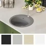Granite kitchen sink with a round gray basin by vidaXL, Sinks - Ref: Foro24-142957, Price: 128,36 €, Discount: %