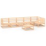 Juego de muebles de jardín 7 piezas madera maciza de pino de , Conjuntos de jardín - Ref: Foro24-3075569, Precio: 362,71 €, D...