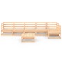 Juego de muebles de jardín 7 piezas madera maciza de pino de , Conjuntos de jardín - Ref: Foro24-3075569, Precio: 362,71 €, D...