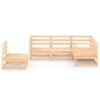 Juego de muebles de jardín 5 piezas madera maciza de pino de , Conjuntos de jardín - Ref: Foro24-3075574, Precio: 277,63 €, D...