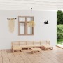 Juego de muebles de jardín 8 piezas madera maciza de pino de , Conjuntos de jardín - Ref: Foro24-3076079, Precio: 440,94 €, D...