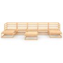 Juego de muebles de jardín 8 piezas madera maciza de pino de , Conjuntos de jardín - Ref: Foro24-3076079, Precio: 440,94 €, D...
