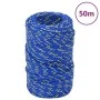 Cuerda de barco polipropileno azul 2 mm 50 m de , Sogas y cuerdas metálicas - Ref: Foro24-152424, Precio: 10,35 €, Descuento: %