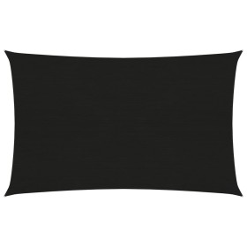 Toldo de vela HDPE negro 160 g/m² 4x6 m de , Sombrillas - Ref: Foro24-311739, Precio: 53,65 €, Descuento: %