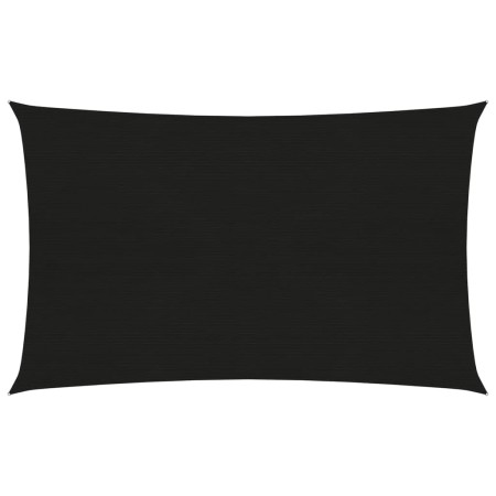 Toldo de vela HDPE negro 160 g/m² 4x6 m de , Sombrillas - Ref: Foro24-311739, Precio: 53,65 €, Descuento: %