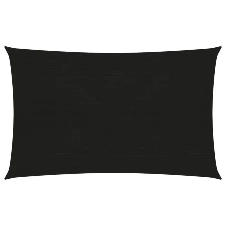Toldo de vela HDPE negro 160 g/m² 4x6 m de , Sombrillas - Ref: Foro24-311739, Precio: 57,93 €, Descuento: %