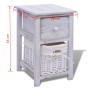 Mesitas de noche 2 unidades madera blanca de vidaXL, Mesitas de noche - Ref: Foro24-242867, Precio: 112,13 €, Descuento: %