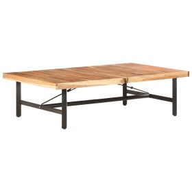 Mesa de centro de madera maciza de acacia 142x90x42 cm en Mesas de centro | Comprar online en Foru.es