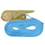 Correas de sujeción de trinquete 10 uds azul 0,8 T 4 m x 25 mm de vidaXL, Correas de amarre - Ref: Foro24-142653, Precio: 38,...