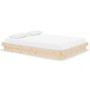 Estructura de cama de madera maciza 140x190 cm de , Camas y somieres - Ref: Foro24-819952, Precio: 224,65 €, Descuento: %