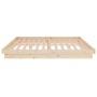 Estructura de cama de madera maciza 140x190 cm de , Camas y somieres - Ref: Foro24-819952, Precio: 224,65 €, Descuento: %
