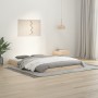 Estructura de cama madera maciza de pino 135x190 cm de , Camas y somieres - Ref: Foro24-823469, Precio: 103,12 €, Descuento: %