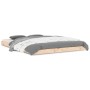 Estructura de cama madera maciza de pino 135x190 cm de , Camas y somieres - Ref: Foro24-823469, Precio: 103,12 €, Descuento: %