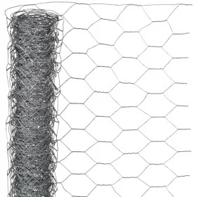 Nature Malla de alambre hexagonal acero galvanizado 1x10 m 40 mm de Nature, Paneles de vallas - Ref: Foro24-419771, Precio: 3...