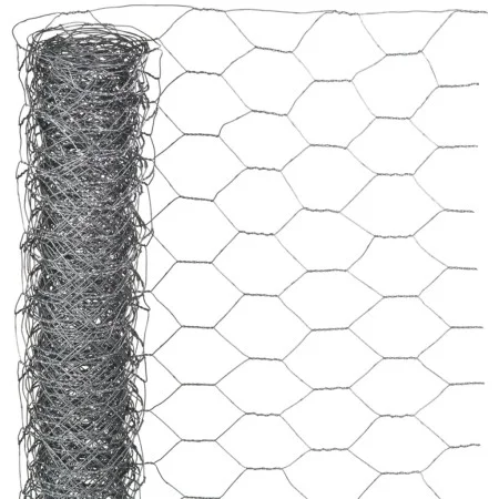 Nature Sechseckiges Drahtgeflecht aus verzinktem Stahl 1x10 m 40 mm von Nature, Zaunpaneele - Ref: Foro24-419771, Preis: 36,4...